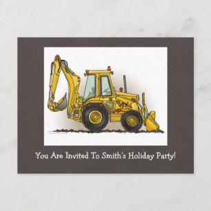 Löffelbagger-Betreiber Einladung