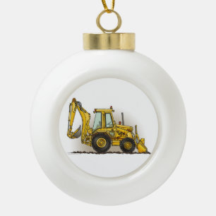 Löffelbagger-Betreiber Keramik Kugel-Ornament