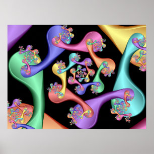 Löffelspirale Poster