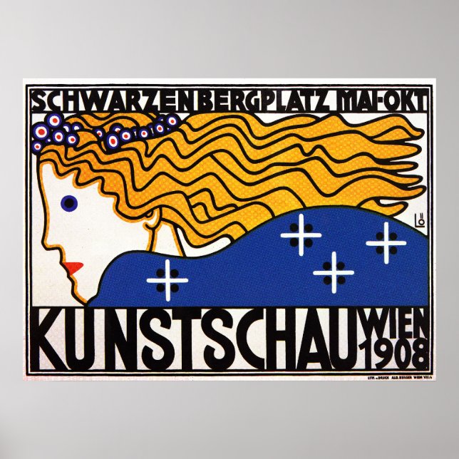 Loffler Secesseion Poster: Kunstschau Wien Poster (Vorne)