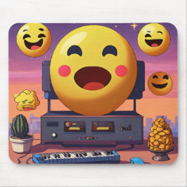Lofi Emoji Vibes Mousepad