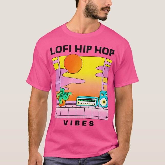 Lofi Hip Hop Vibes - Shirt zum Studieren oder Ents (Vorderseite)