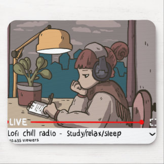 Lofi Hiphop Chill Radio Mousepad