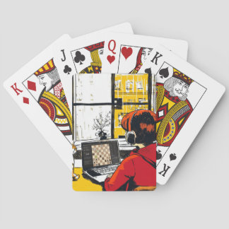 Lofi Schach Art Spielkarten