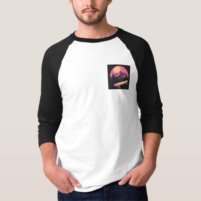 lofi style skateboard T-Shirt (Vorderseite)