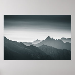 Lofoten Berglandschaft Foto Poster
