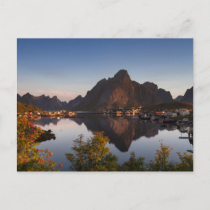 Lofoten - Dorf Reine Postkarte Text