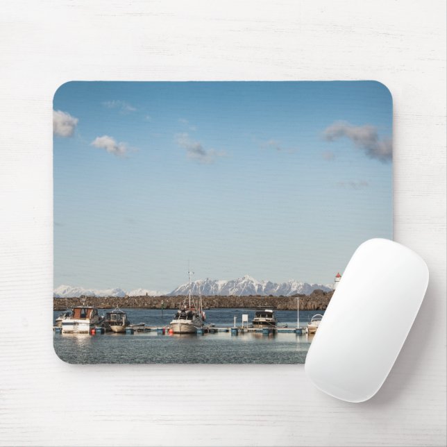 Lofoten Fischerboote Mousepad (Mit Mouse)