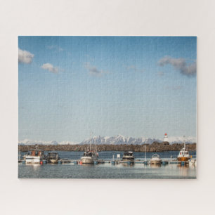 Lofoten-Fischerboote Puzzle