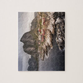 Lofoten Fischerdorf Hamnoya Puzzle