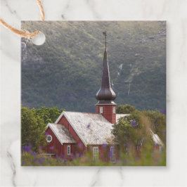Lofoten Flakstad Church Geschenkanhänger