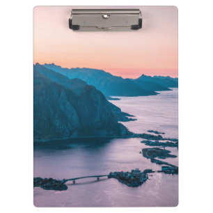 Lofoten Inseln Norwegen Klemmbrett