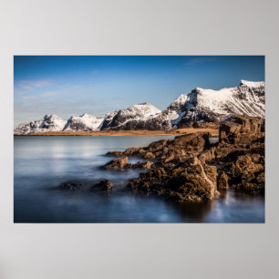 Lofoten Inseln Norwegen Landschaft Poster