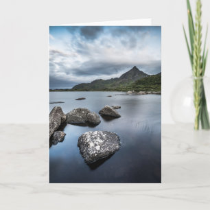 Lofoten Inseln Norwegen Landschaftliches Foto Karte