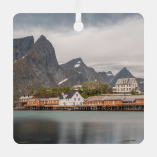 Lofoten Inseln Norwegen Ornament Aus Metall