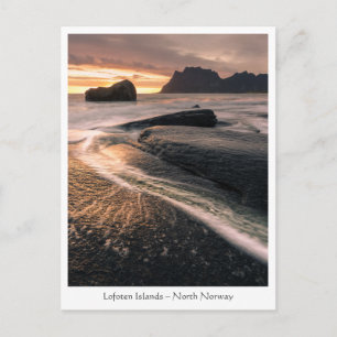 Lofoten Inseln Norwegen Postkarte