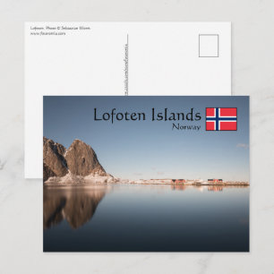 Lofoten-Inseln Norwegen Postkarte