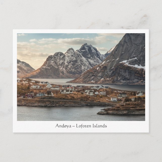Lofoten Inseln Norwegen Postkarte (Vorderseite)