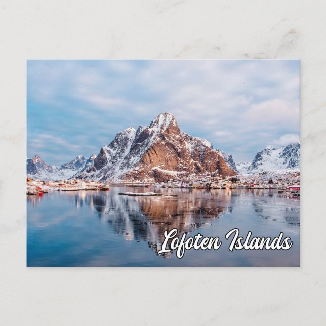Lofoten-Inseln, Norwegen Postkarte (Vorderseite)