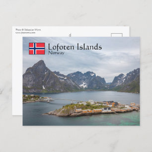 Lofoten Inseln Norwegen Postkarte
