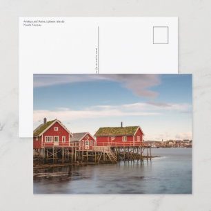 Lofoten Inseln Norwegen Postkarte