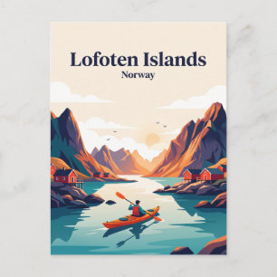 Lofoten-Inseln, Norwegen Postkarte