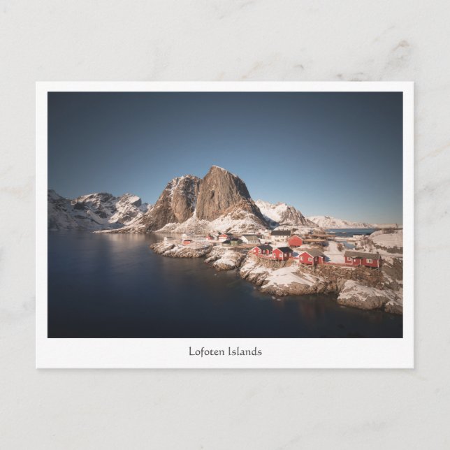 Lofoten Inseln Norwegen Postkarte (Vorderseite)