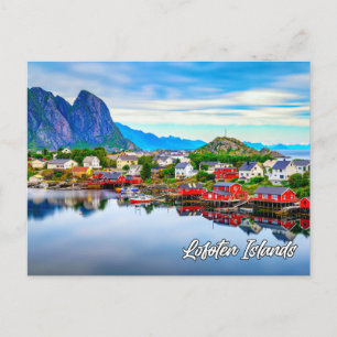 Lofoten-Inseln, Norwegen Postkarte