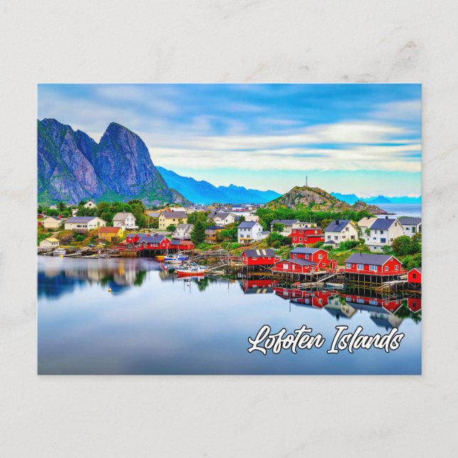 Lofoten-Inseln, Norwegen Postkarte (Vorderseite)