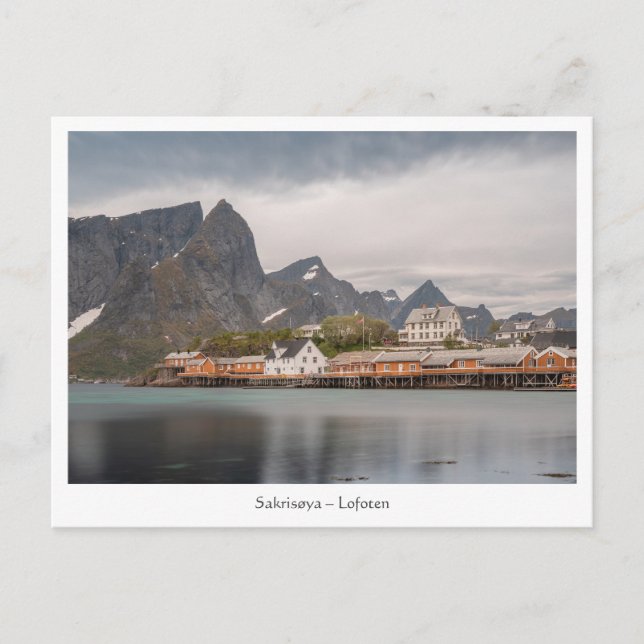Lofoten Inseln Norwegen Postkarte (Vorderseite)