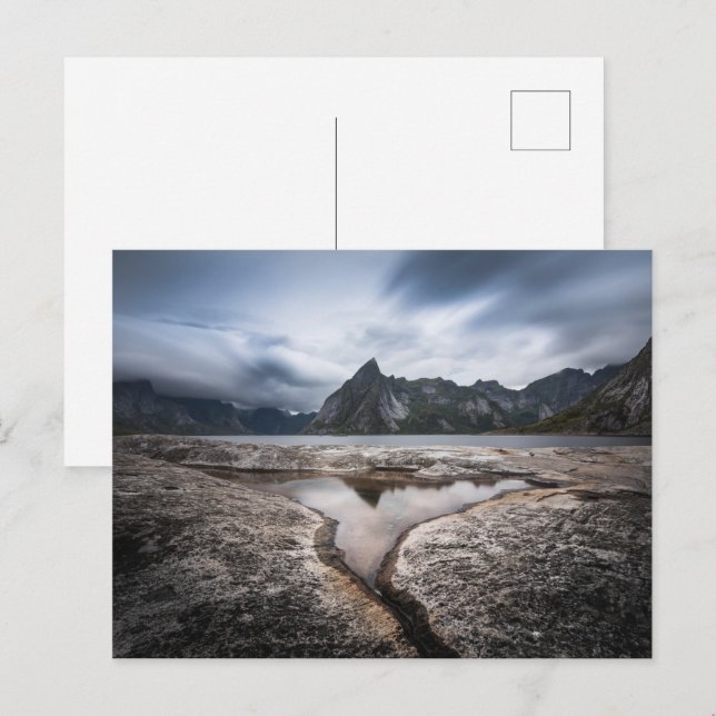 Lofoten-Inseln Postkarte (Vorne/Hinten)