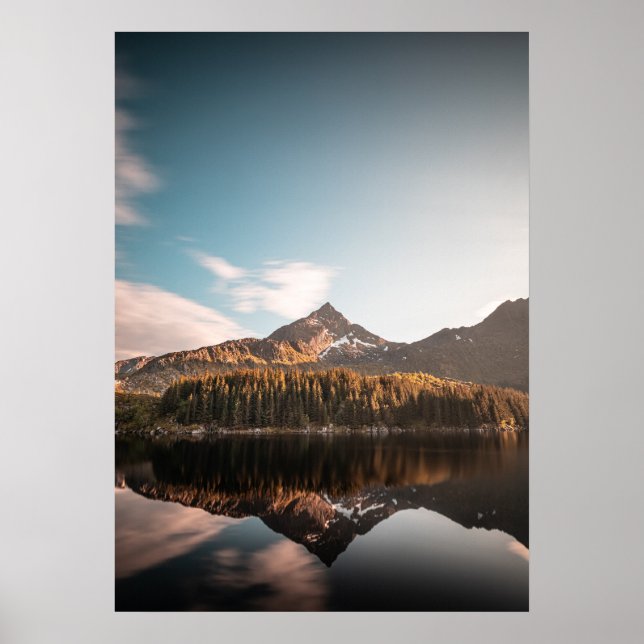 Lofoten Landscape Norwegen Poster (Vorne)