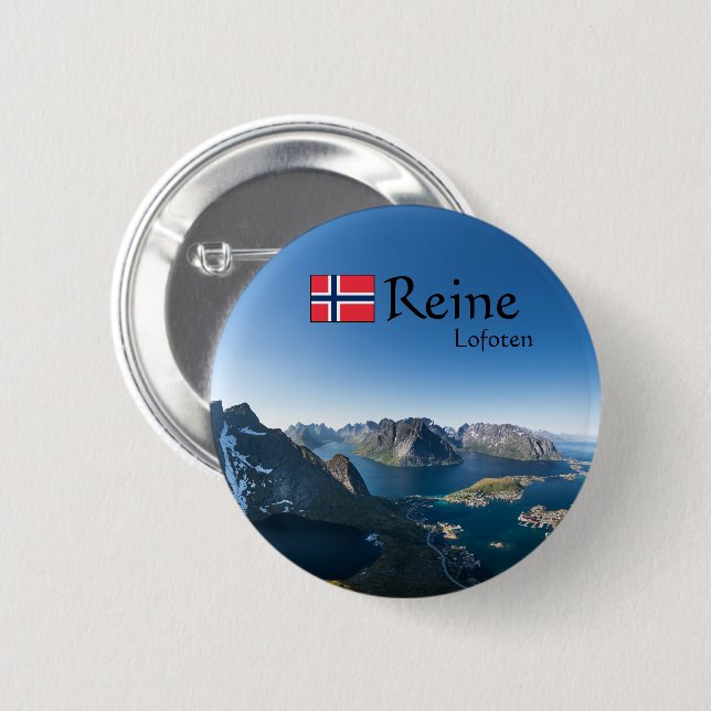 Lofoten Norwegen Button (Vorne & Hinten)