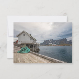 Lofoten Norwegen Fotokarte