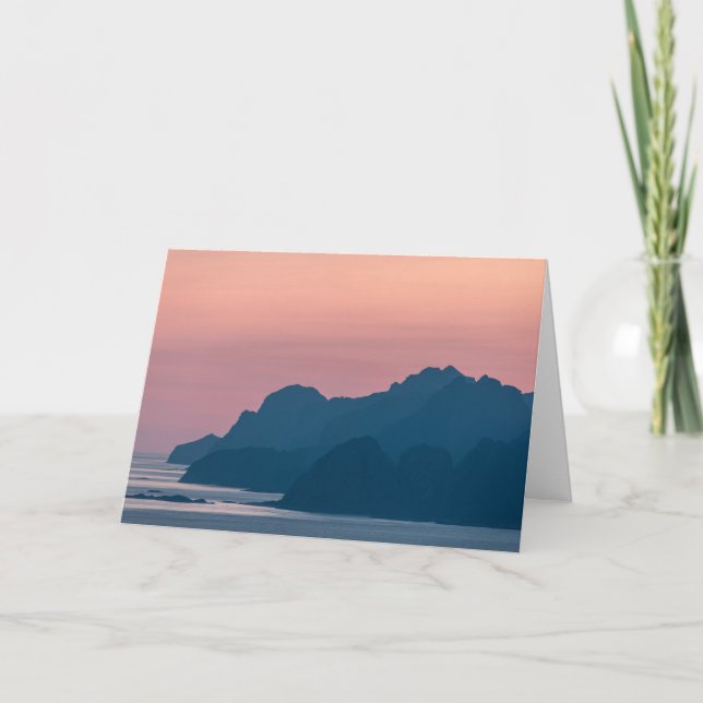 Lofoten Norwegen Karte (Vorderseite)