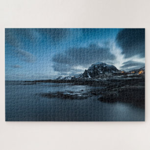 Lofoten Norwegen Landscape Foto Puzzle