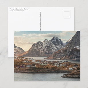 Lofoten Norwegen Landschaft Postkarte