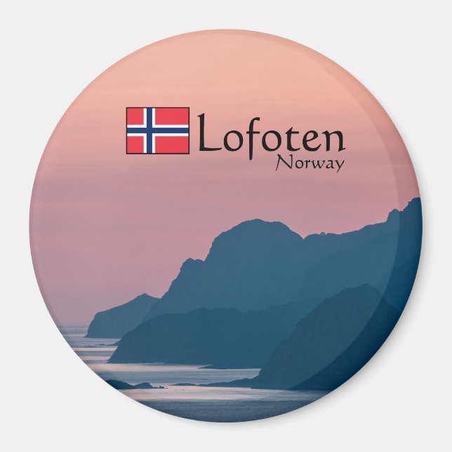 Lofoten Norwegen Magnet (Vorne)