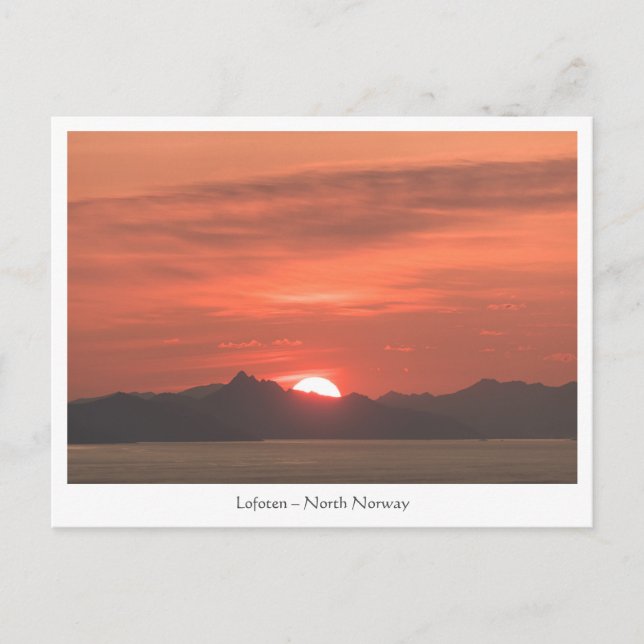 Lofoten Norwegen Postkarte (Vorderseite)