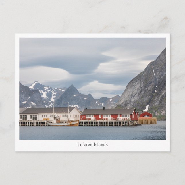 Lofoten Norwegen Postkarte (Vorderseite)
