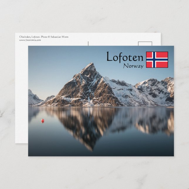Lofoten Norwegen Postkarte (Vorne/Hinten)