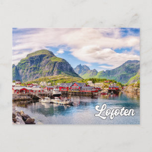 Lofoten, Norwegen Postkarte