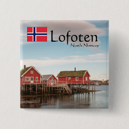 Lofoten Norwegen Souvenir Button