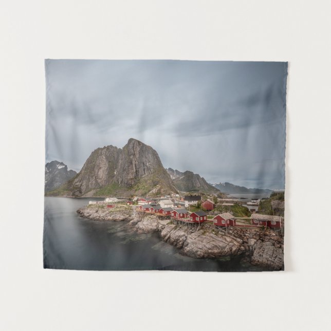 Lofoten Norwegen Wandteppich (Vorderseite (Horizontal))