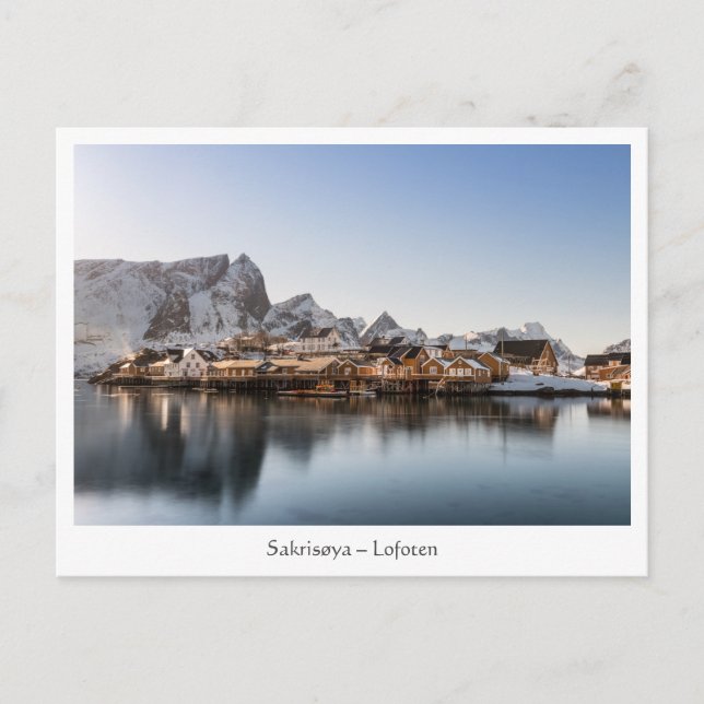Lofoten Postkarte (Vorderseite)