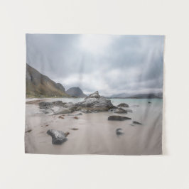 Lofoten Ramberg Beach Wandteppich