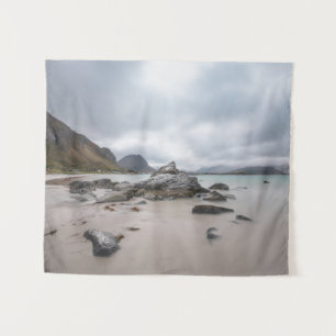 Lofoten Ramberg Beach Wandteppich
