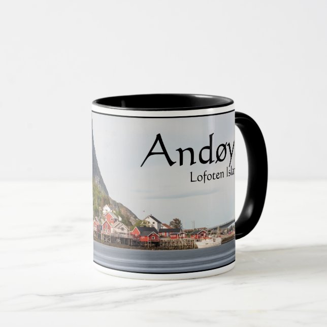 Lofoten Souvenir Tasse (VorderseiteRechts)