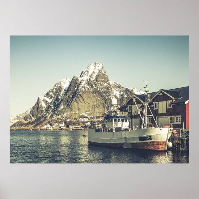 Lofoten Vintag Poster (Vorne)