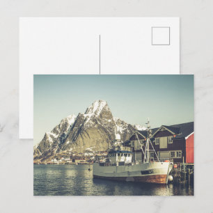 Lofoten Vintage Postkarte